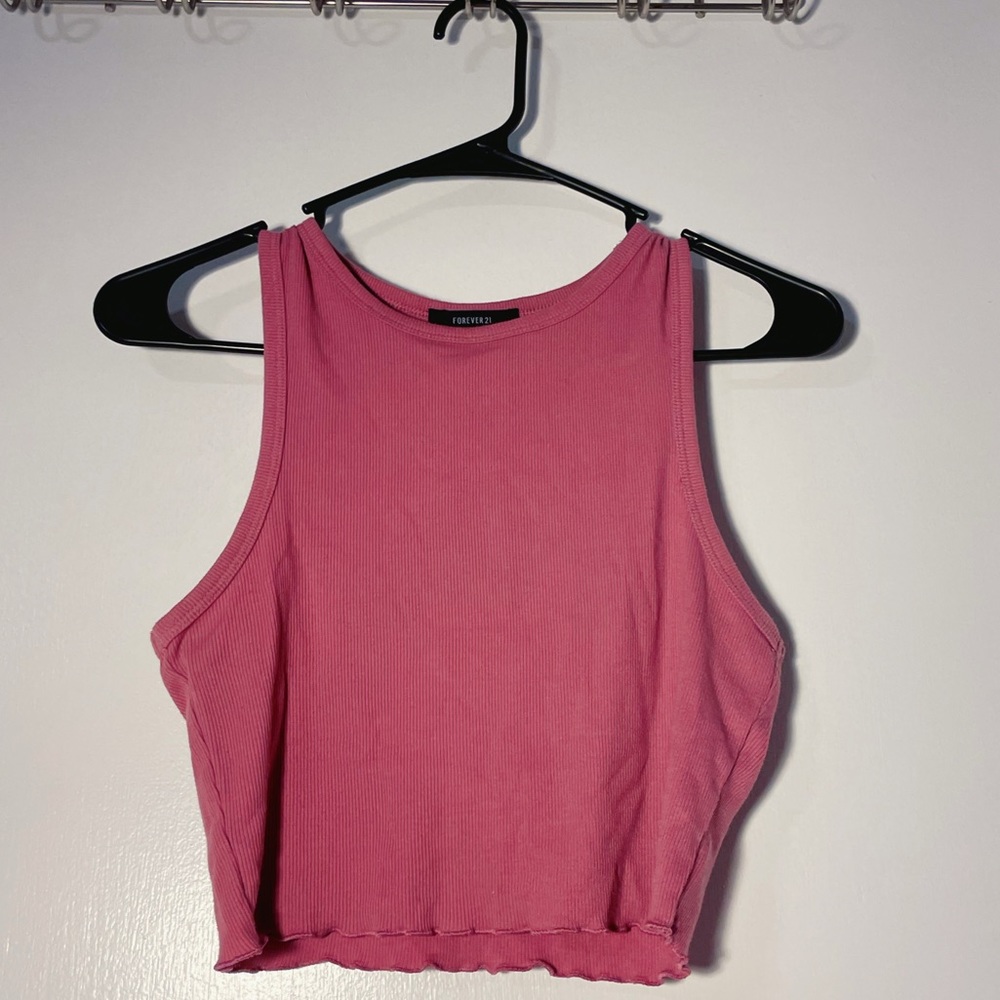 Pink Forever 21 Crop Top